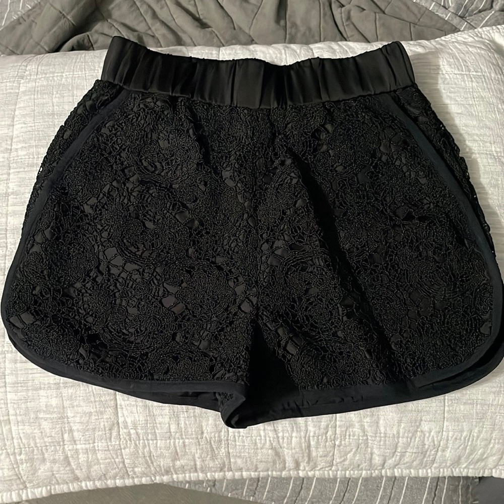 Goen.J Shorts | Goen.J, Lace Shorts, Size XS| Color: Black | Size: XS